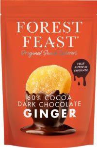 FOREST FEAST 60% Cocoa Dark Chocolate Ginger 130g