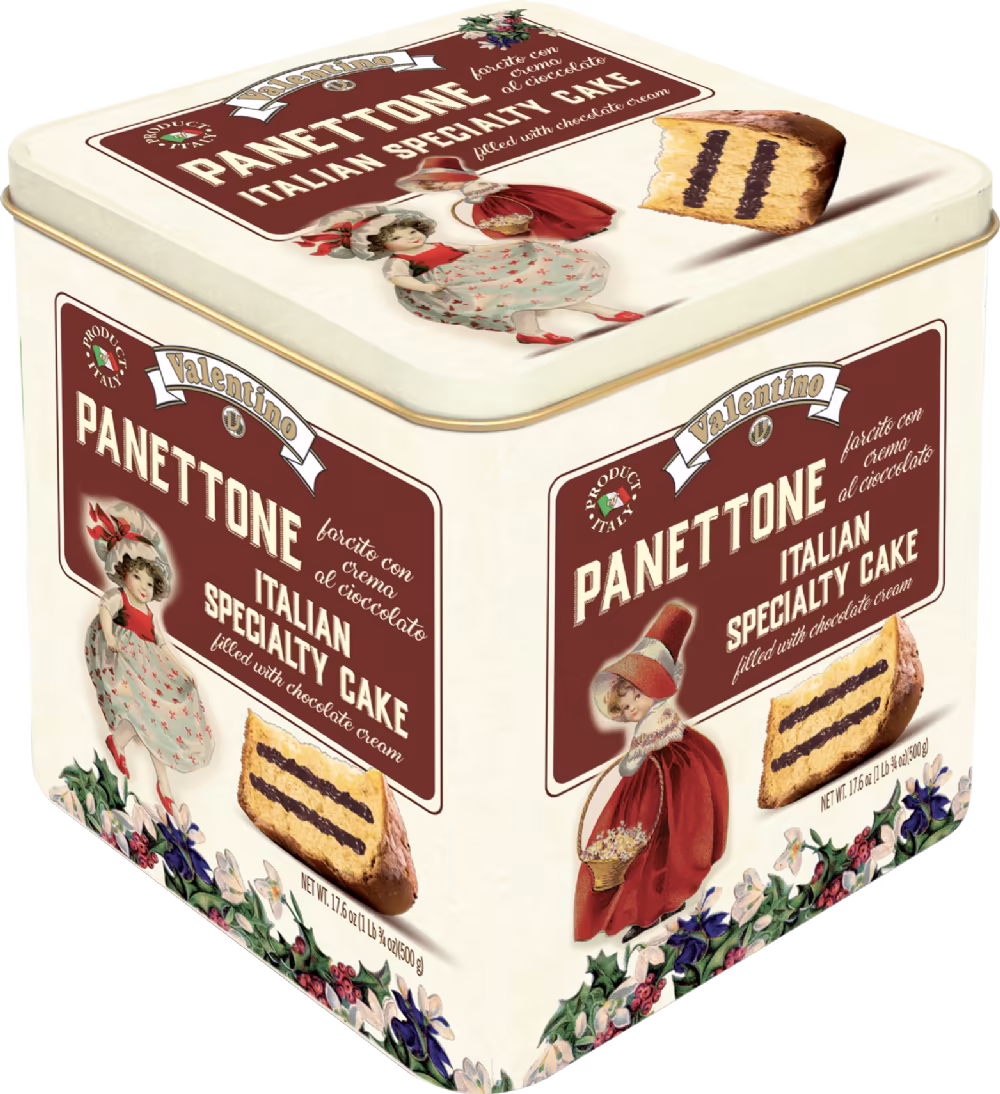 VALENTINO Panettone Chocolate Cream - Tin 500g