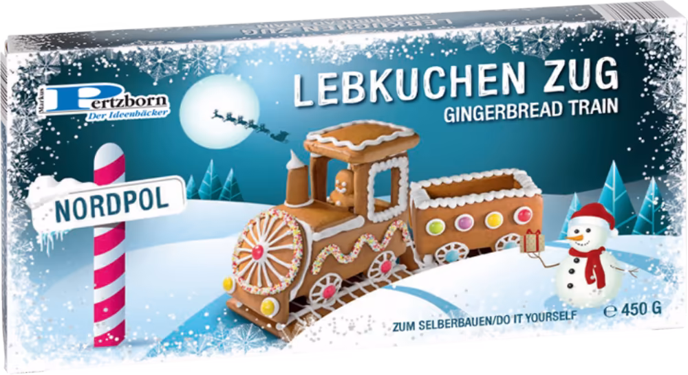 PERTZBORN Gingerbread Train Kit 450g