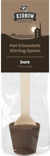 KERNOW CHOCOLATE Hot Chocolate Stirring Spoon - Dark 37g
