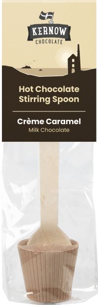 KERNOW CHOCOLATE Hot Chocolate Stirring Spoon - Crème Caramel 37g