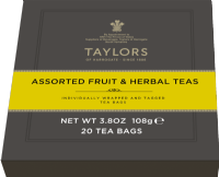 TAYLORS OF HARROGATE Assorted Fruit & Herbal Teas - 20 Teabags 37g