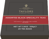 TAYLORS OF HARROGATE Assorted Black Speciality Teas - 20 Teabags 50g