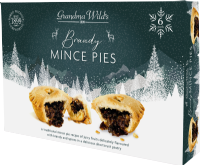 GRANDMA WILD'S 6 Brandy Mince Pies 348g