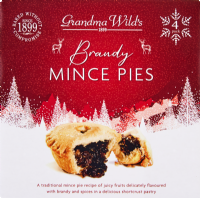 GRANDMA WILD'S 4 Brandy Mince Pies 232g