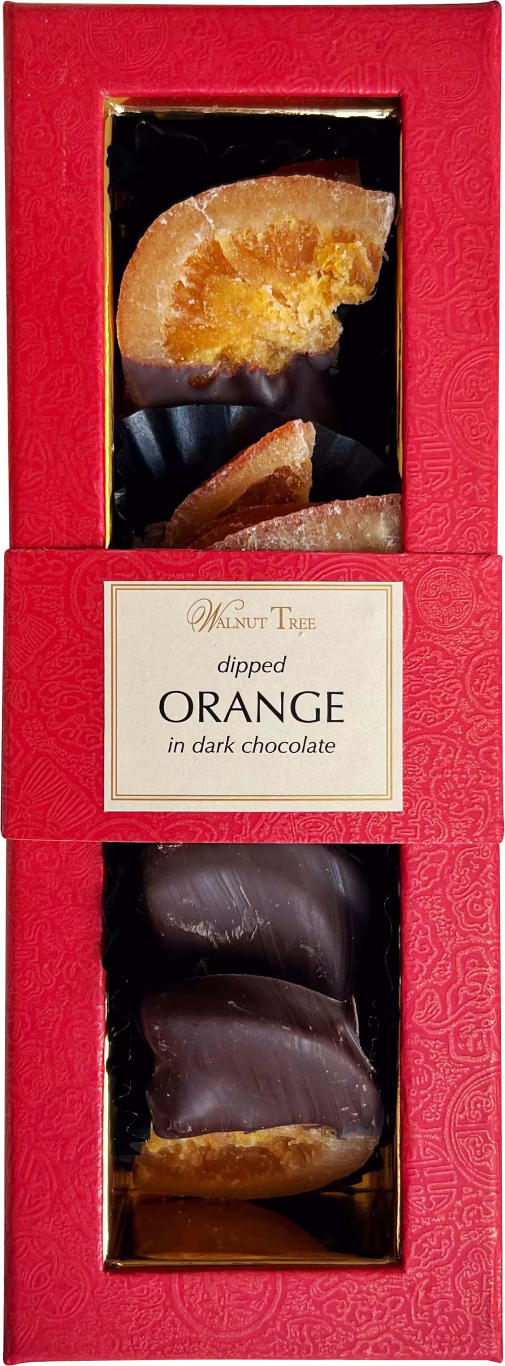 WALNUT TREE Dipped Orange Slices in Dark Chocolate 100g