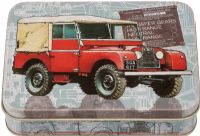 TIN TREATS Red Off Road Tin with Humbugs 125g