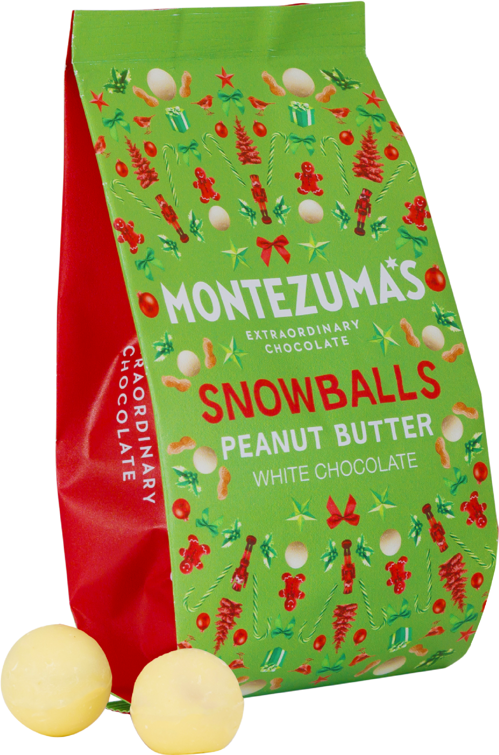 Montezuma's White Chocolate Snowballs - Peanut Butter 120g