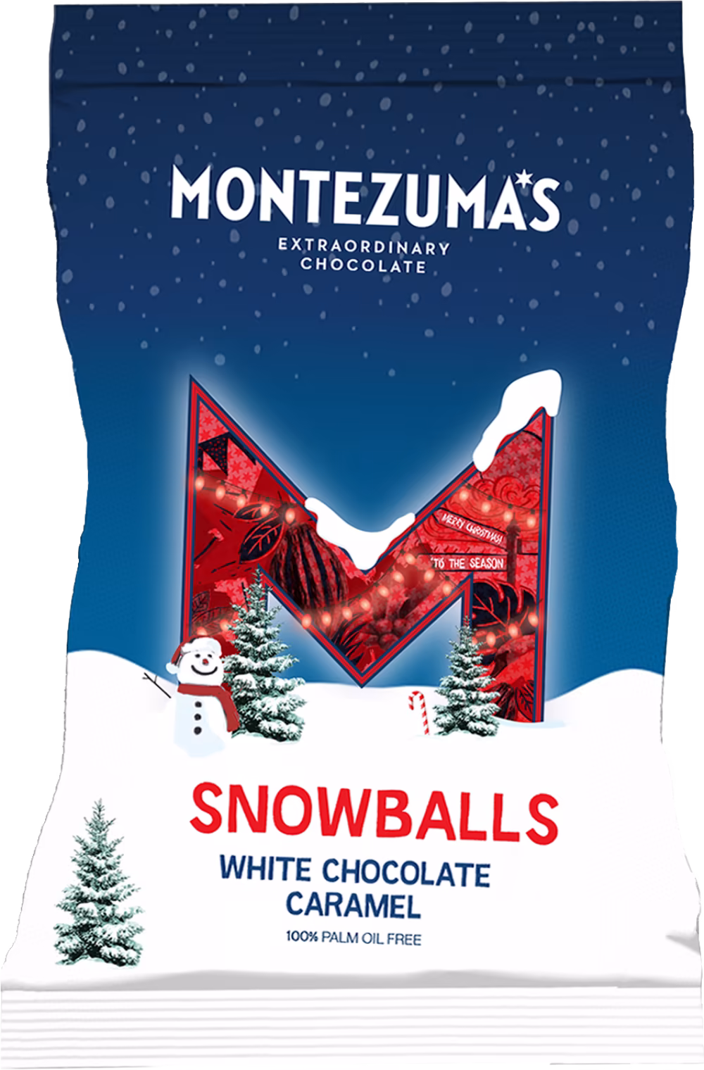 MONTEZUMA'S White Chocolate Snowballs - Caramel 120g