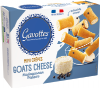 GAVOTTES Mini Crêpes - Goat's Cheese & Madagascan Pepper 80g