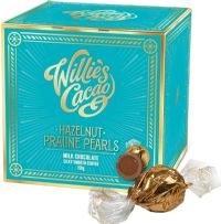 WILLIE'S CACAO Hazelnut Praline Pearls - Milk Chocolate 150g