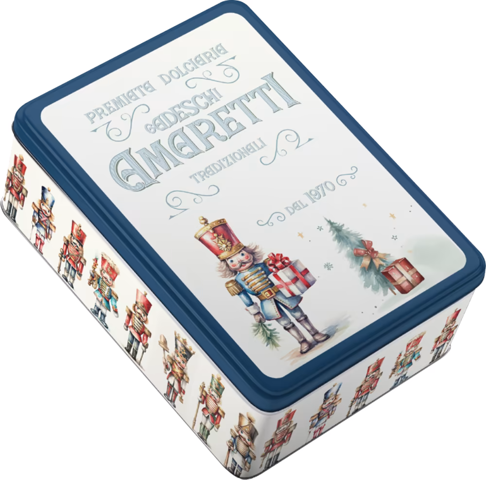 GADESCHI Amaretti in Nutcracker Tin 200g