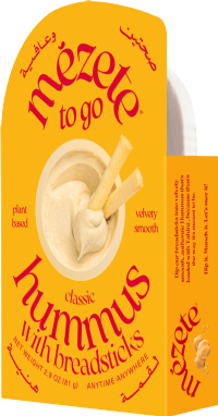 MEZETE To Go - Classic Hummus with Breadsticks 81g