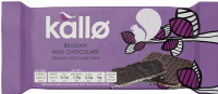 KALLO Belgian Milk Chocolate Rice Cake Thins 75g