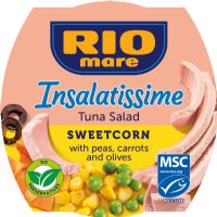RIO MARE Insalatissime Tuna Salad - Sweetcorn with Peas, Carrots & Olives 160g