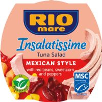 RIO MARE Insalatissime Tuna Salad - Mexican Style with Red Beans, Sweetcorn & Peppers 160g