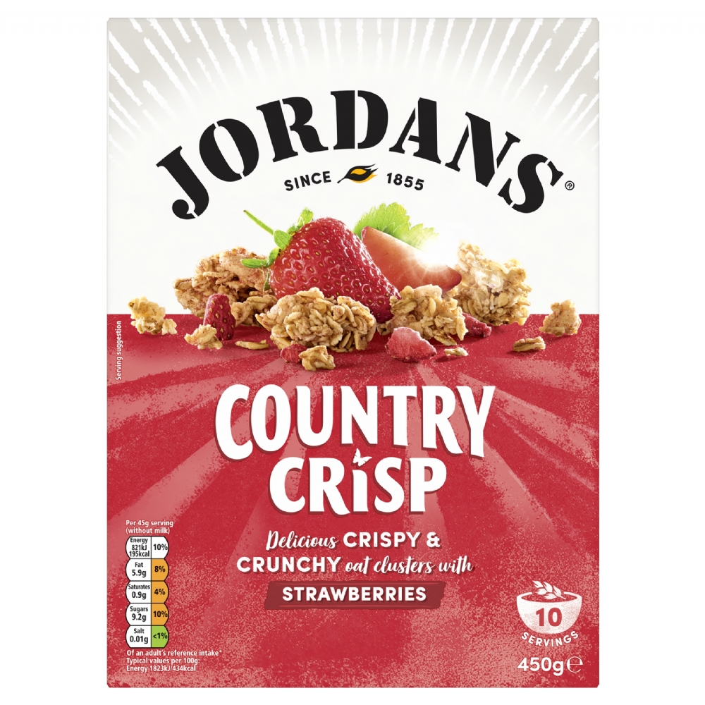 Jordans Country Crisp with Strawberries 450g