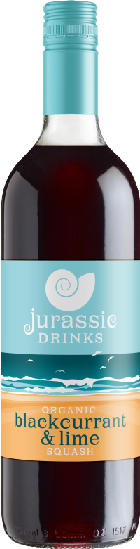 JURASSIC DRINKS Organic Blackcurrant & Lime Squash 740ml