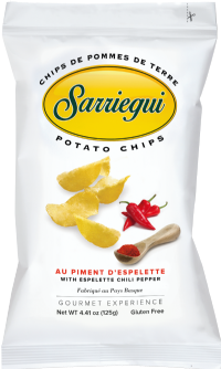 SARRIEGUI Potato Chips - Espelette Chili Pepper 125g
