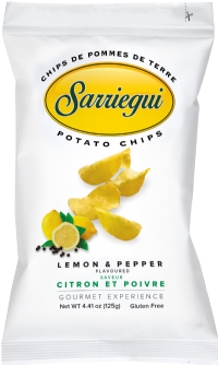 SARRIEGUI Potato Chips - Lemon & Pepper 125g