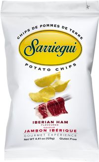 SARRIEGUI Potato Chips - Iberian Ham 125g