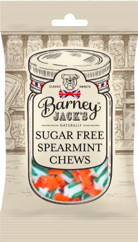 BARNEY JACK'S Sugar Free Spearmint Chews 70g