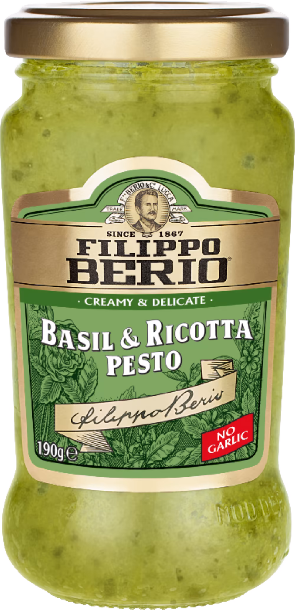 FILIPPO BERIO Basil & Ricotta Pesto 190g