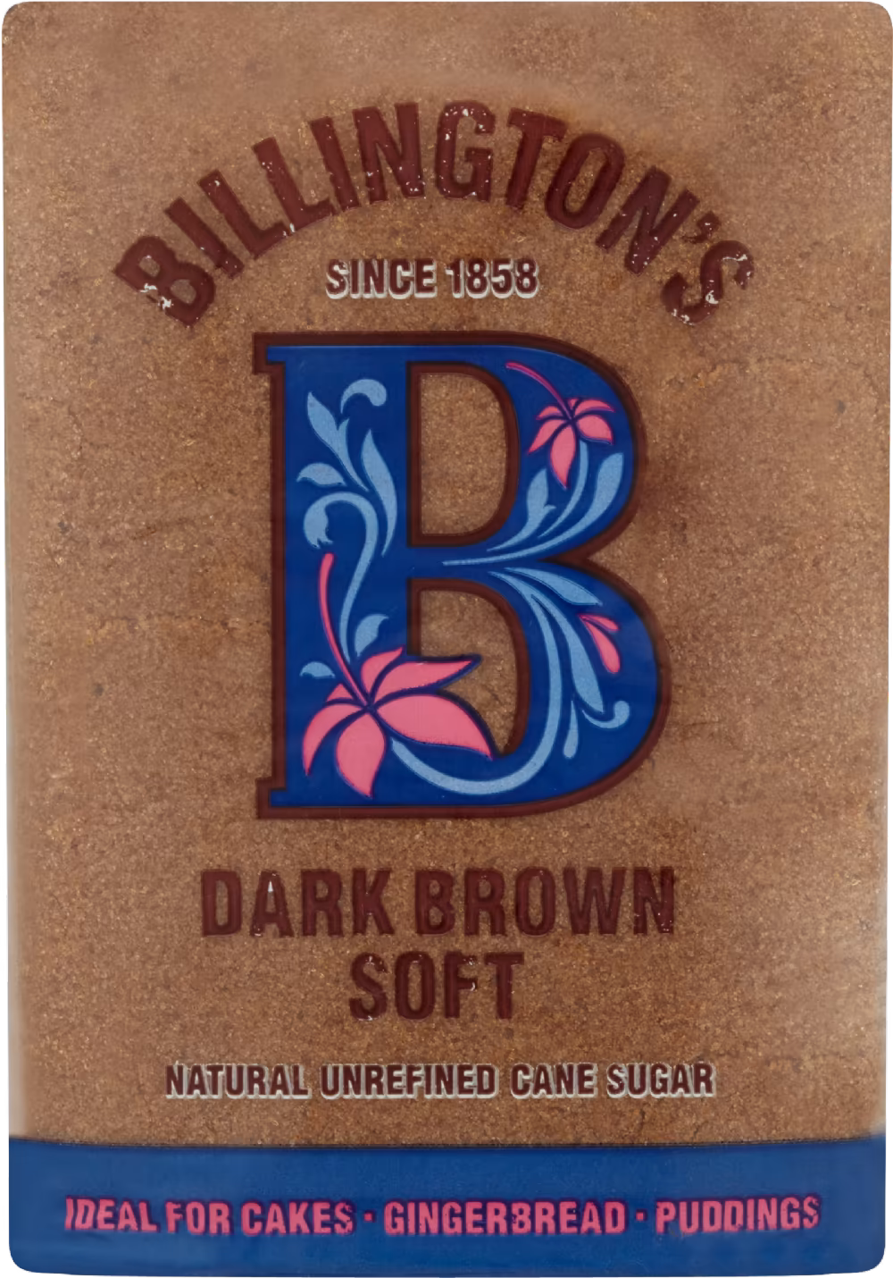 BILLINGTON'S Dark Brown Soft Sugar 500g