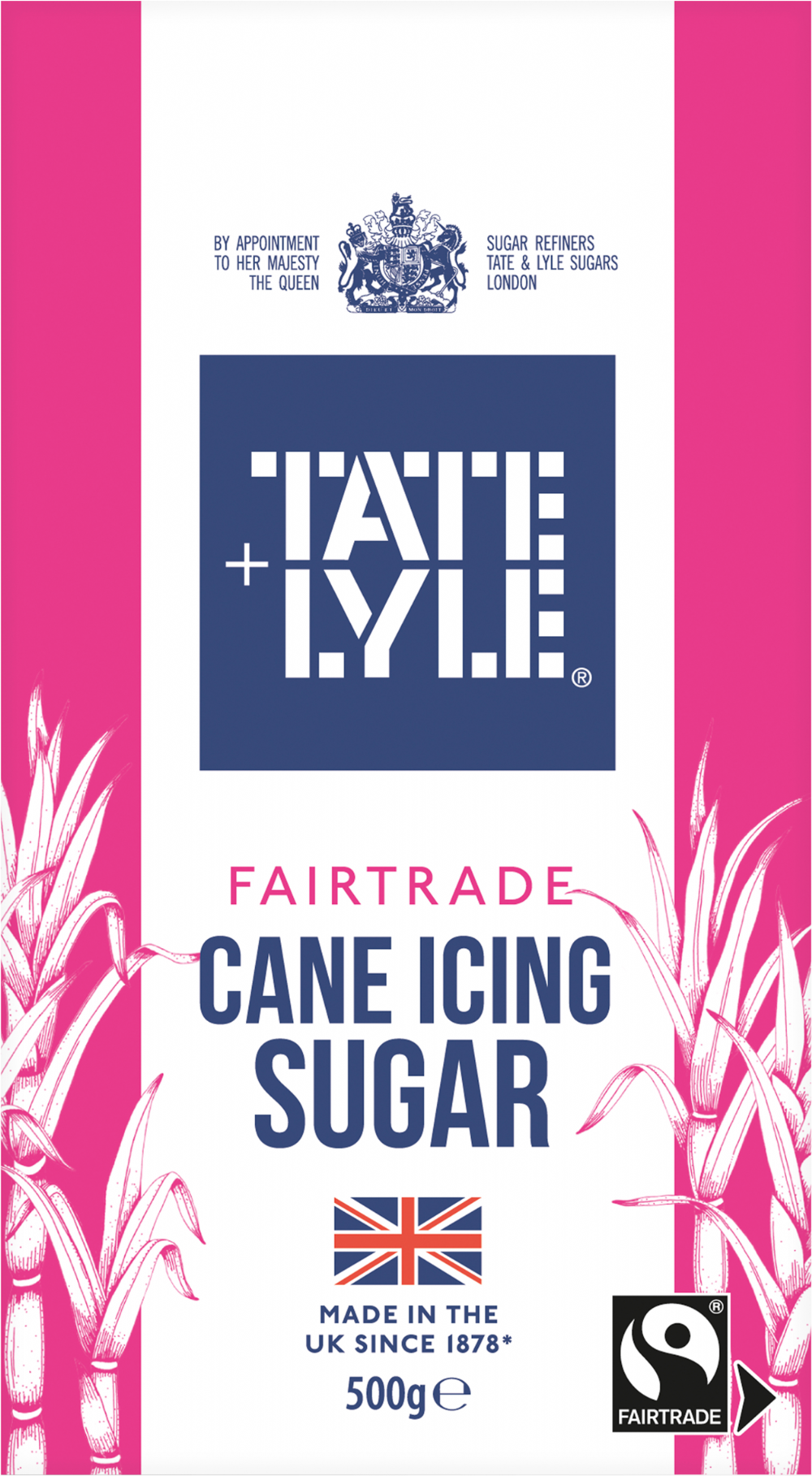 Tate & Lyle Fairtrade Cane Icing Sugar 500g