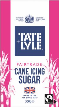 TATE & LYLE Fairtrade Cane Icing Sugar 500g