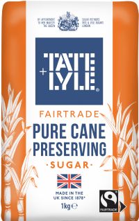 TATE & LYLE Fairtrade Pure Cane Preserving Sugar 1kg