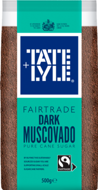 TATE & LYLE Fairtrade Dark Muscovado Pure Cane Sugar 500g