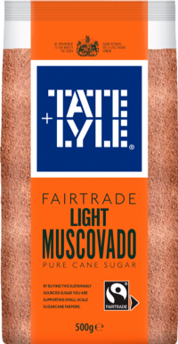 TATE & LYLE Fairtrade Light Muscovado Pure Cane Sugar 500g
