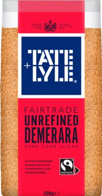 TATE & LYLE Fairtrade Unrefined Demerara Pure Cane Sugar 500g