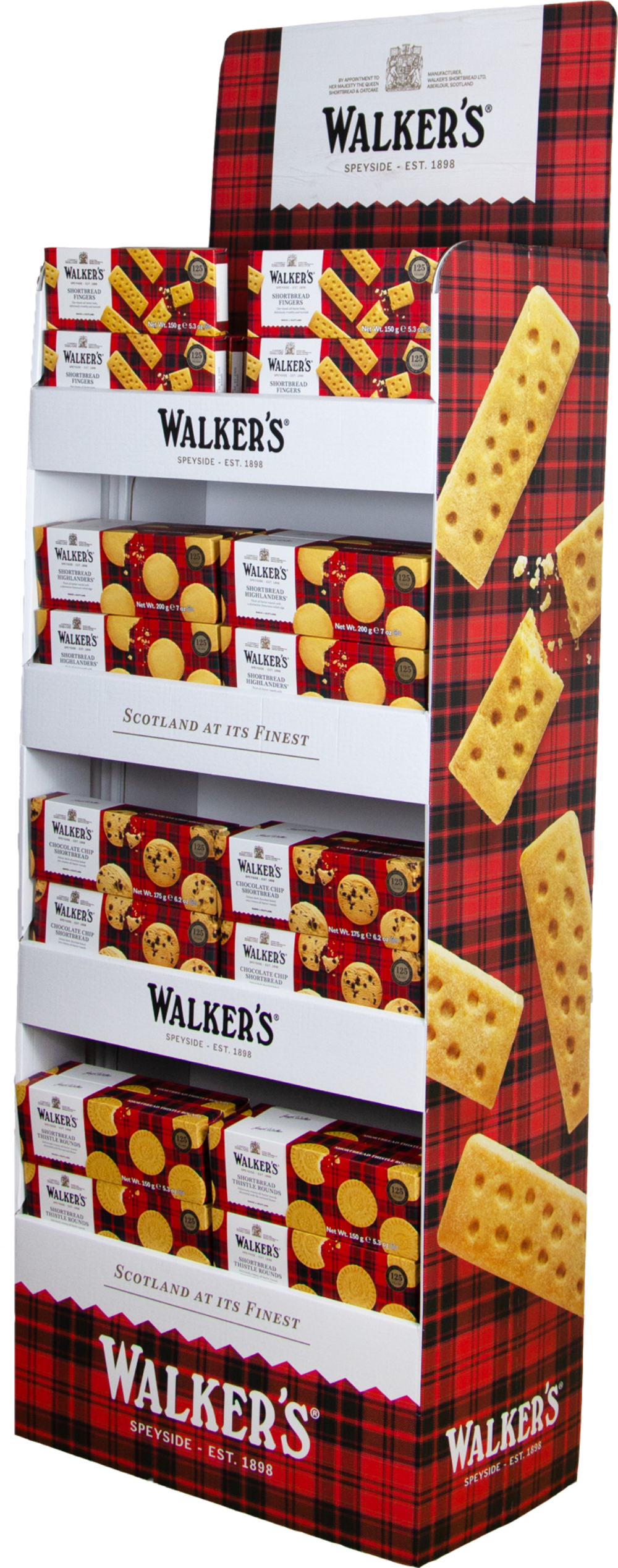 Walker's Floor Standing Display Unit