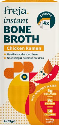 FREJA Instant Chicken Ramen Bone Broth - 4 Sachets 60g