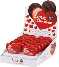 ELIT Love Chocolate - Foiled Chocolate Praline Heart 21g