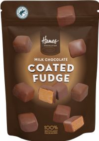 HAMES Milk Chocolate Coated Fudge 100g