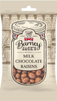 BARNEY JACK'S Milk Chocolate Raisins 100g