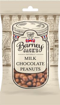BARNEY JACK'S Milk Chocolate Peanuts 100g