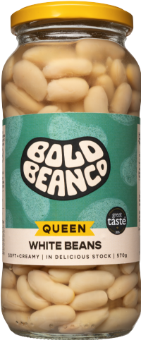 BOLD BEAN CO. Queen White Beans 570g