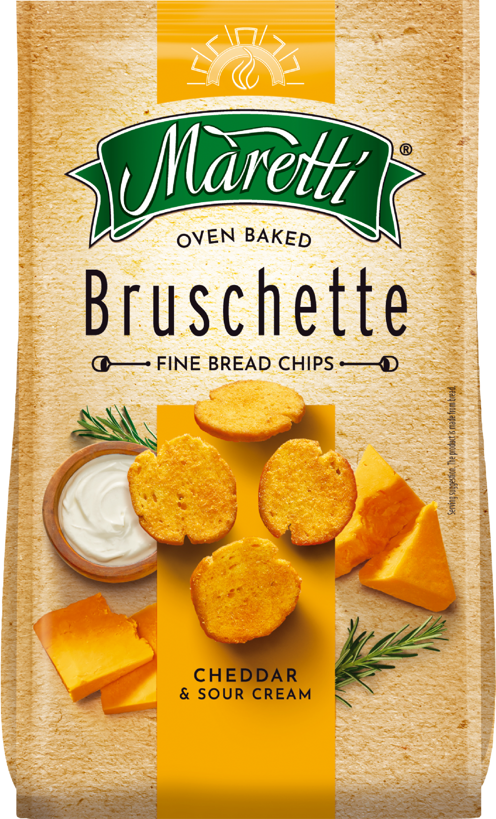MARETTI Bruschette - Cheddar & Sour Cream 70g