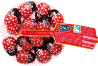 ONLY Foiled Milk Chocolate Ladybirds in Net 85g