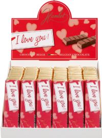 HAMLET I Love You! Milk Chocolate Praline Bar 45g