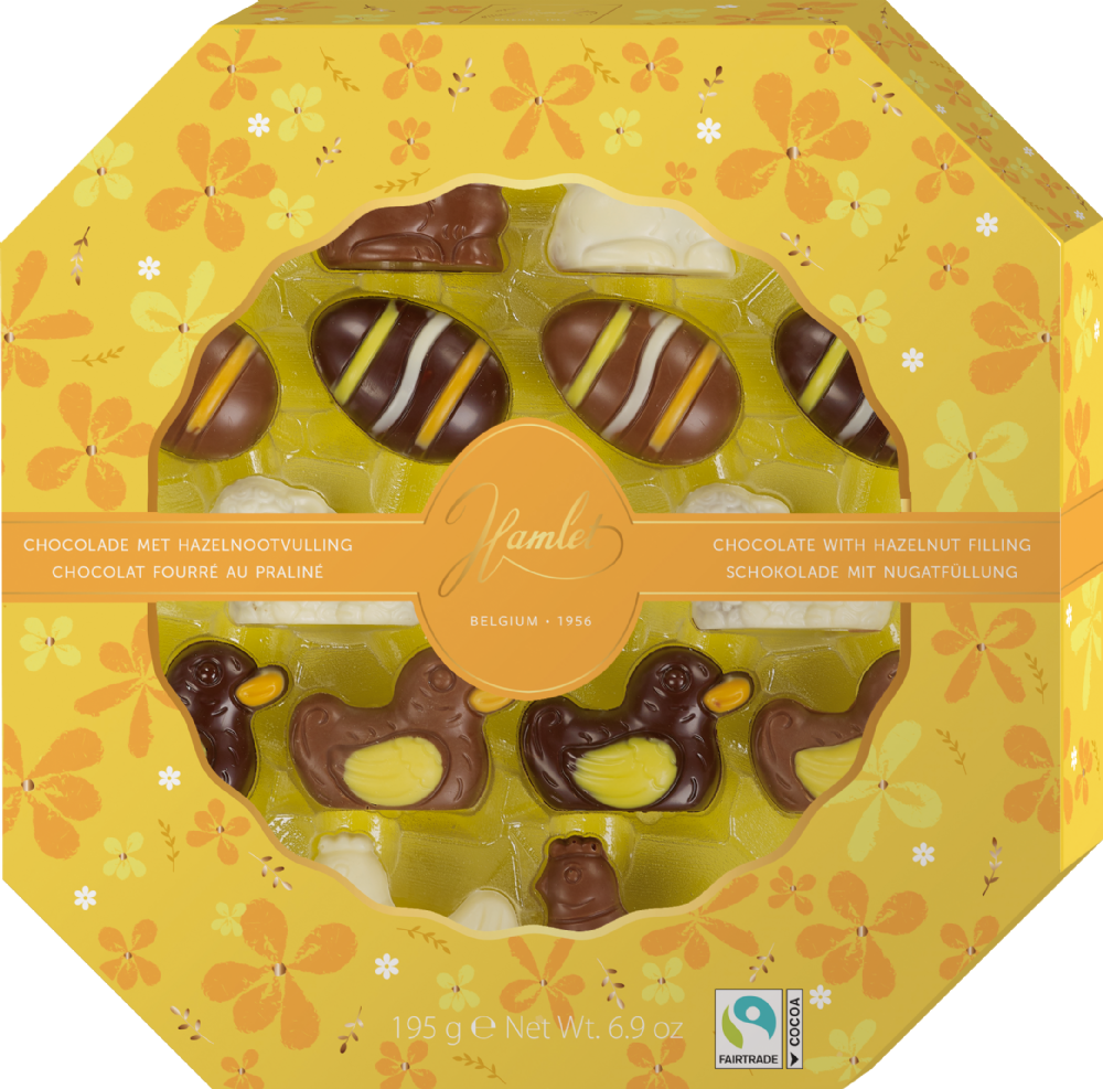 Hamlet Assorted Easter Chocolates with Hazelnut Filling 195g