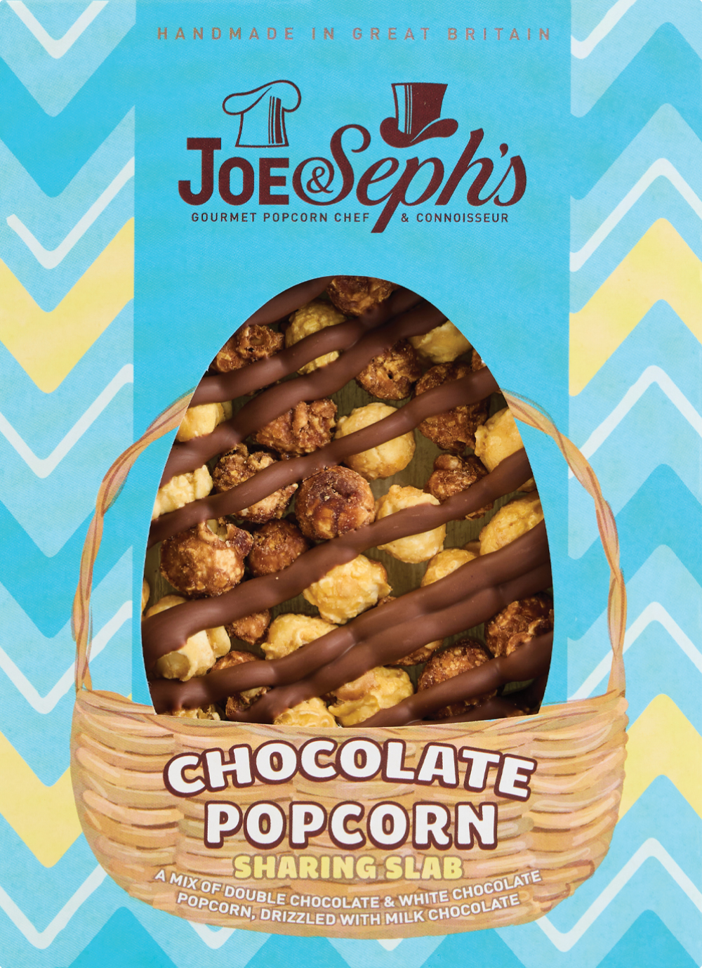 Joe & Seph's Easter Chocolate Popcorn Sharing Slab 115g