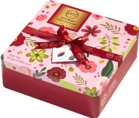 ELIT Gourmet Collection Chocolate Pralines - Floral Tin 167g