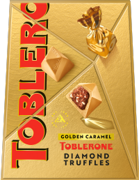 TOBLERONE Golden Caramel Diamond Truffles 180g