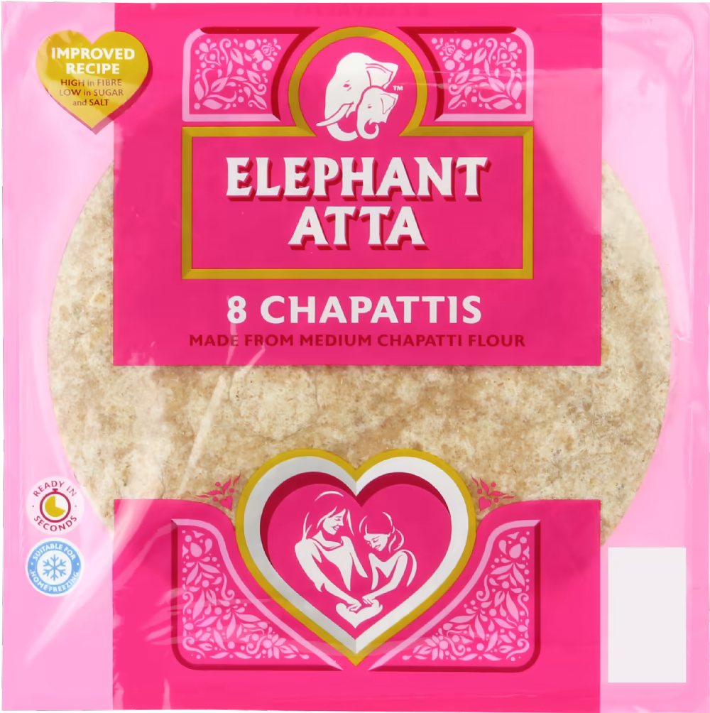 ELEPHANT ATTA 8 Chapattis 360g