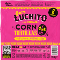 GRAN LUCHITO 8 Corn Tortillas 200g